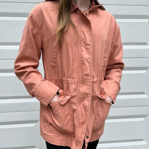 NWOT Peach denim zip up jacket universal threads S - Picture 4 of 10